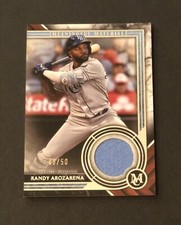 Randy Arozarena 2022 Topps Museum Meaningful Material Jersey Relic /50 #MMR1-RA