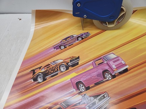 HOT WHEELS 2007 OTTO KUHNI RED LINE CLUB 18 X 24 FRAMEABLE POSTER - Bild 2 von 7