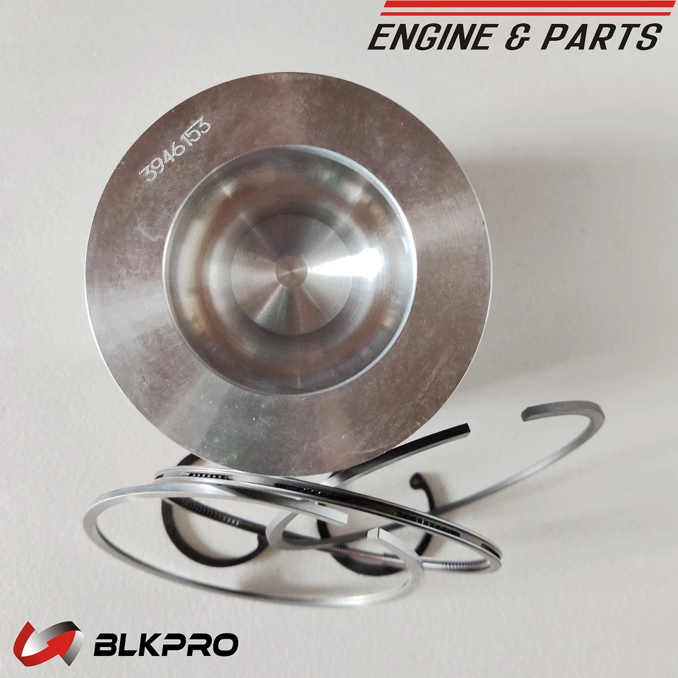 Juego de pistones + anillos para Dodge Ram 5,9 L Cummins 24 V 98-02 VP44 STD 3800781 Foto 2 de 3