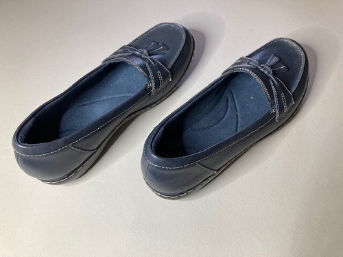 Clarks Collection Slipper Halbschuhe Ashland Bubble marineblau Damengröße 11M - Bild 4 von 6