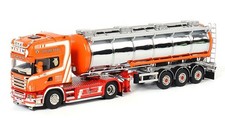 WSI 01-1255 1:50 Die Cast TVT - Scania T Topline Tractor w/3 Axle Liquid Tanker