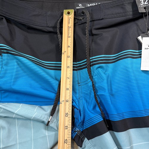 Rip Curl Mirage Daybreaker Boardshorts Black/Blue Sz 32/9.5 NWT - Picture 7 of 18