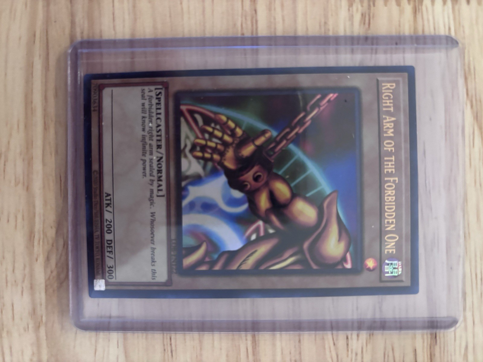 Right Arm of the Forbidden One LOB-122 Legend of Blue Eyes White Dragon