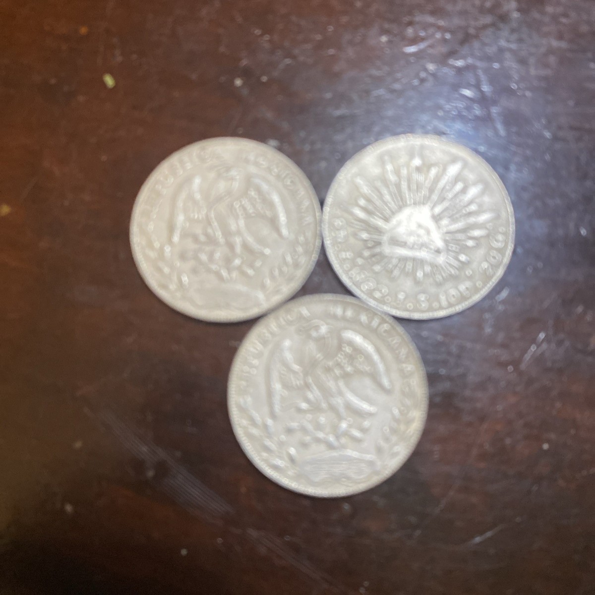 1882 Republica Mexicana Libertad 8R.Z.1882.J.S.10D.20G. Silver