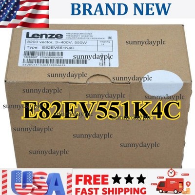 NEW LENZE E82EV551K4C NEW LENZE E82EV551_4C Inverter 8200 Vector 0.55kW IN BOX