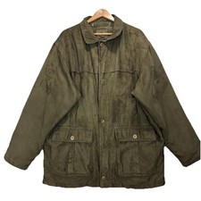 Rainforest Suede Zip Button Down Jacket Men X...