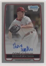 2012 Bowman Draft Chrome Picks Refractor Shane Watson #BCA-SW Auto 0c6