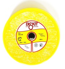 Diskit Sanding Pad 08054: Medium, 8", PSA, 0 Hole, Slant Profile MADE IN USA