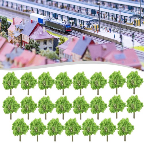 Realistic Trees for Building Model and Roadway Scenery 20 Green Trees Included