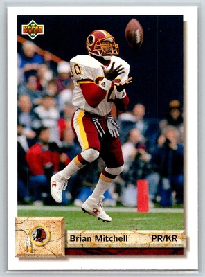 1992 Upper Deck #290 Brian Mitchell Washington Redskins