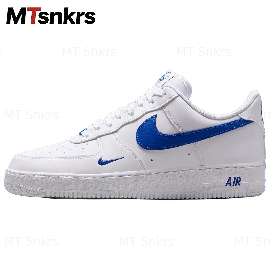 Nike Air Force 1 '07 Low Carbon Fiber Swoosh - White Game Royal