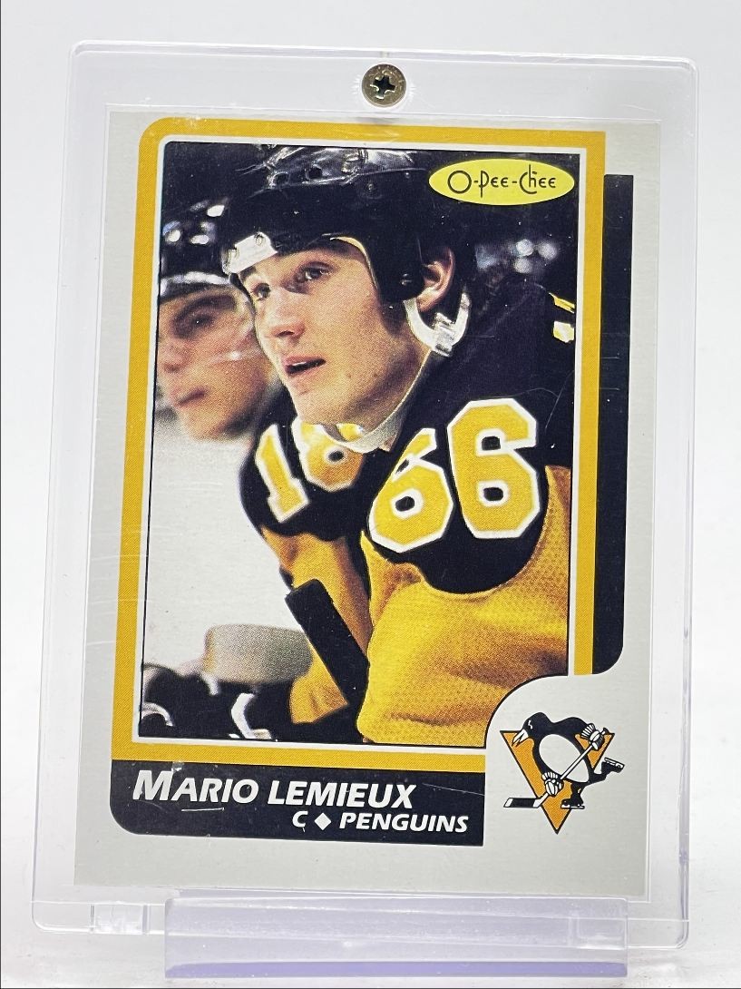 MARIO LEMIEUX 1986-87 O-PEE-CHEE HOCKEY PENGUINS #122 Q2956