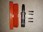 Vintage BuffalO Impact Driver Tool No 2500 w/4 Bits  Instructions Plastic Case