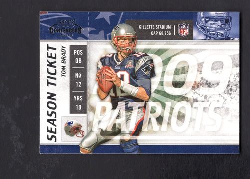 2009 Playoff Contenders #59 Tom Brady
