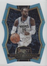 2016-17 Panini Select Premier Level Blue Prizm 145/199 Shabazz Muhammad #180 fm0