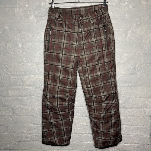Chiemsee Defrost Pantaloni da Sci Snowboard Modello a Quadri Thinsulate Small (W30 L30) - Foto 1 di 18