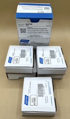 (KIT OF 5) NORTON 36WT36 3'' QUICK CHANGE DISC BACKUP PAD (MVP033189)