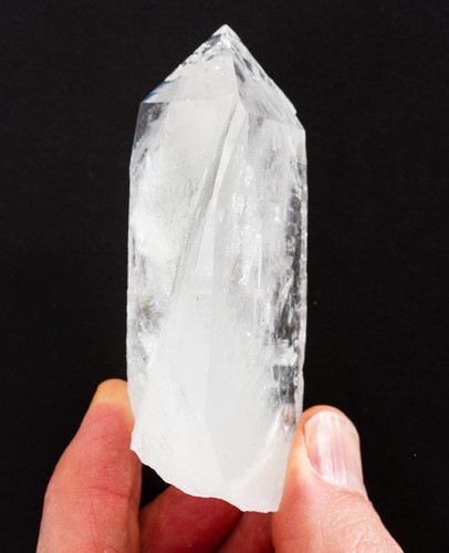 Lemurian Quartz Crystal Points Clear Crystals Colombia 85mm H1299 - Picture 3 of 10
