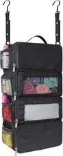Esouler Suitcase Organizer - Hanging Packing Cubes & Portable Travel Shelves for