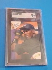 1994 ACTION PACKED MICHAEL JORDAN ROOKIE BASEBALL CARD #23 GRADED SGC 9 MINT.. rookie card picture