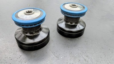 1 Lewmar 30 Two Speed Sailboat Winch black, Schot Winsch schwarz