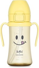 Flip Top Spill Proof Sippy Cup PPSU BPA Free 10 oz Stage 2 Straw Toddler Cup