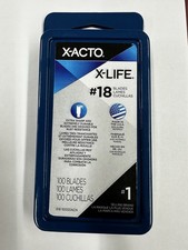 X Acto 18 X618 Heavy Duty CHISEL BLADES - 100 PACK XACTO 18 X Life New