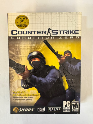 Counter-Strike: Condition Zero (PC/WIN Game CD-ROM, 2004) 2 Discs with Manual