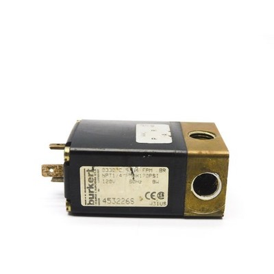 BURKERT 0330C5/S4FPMBRNPT-1/4 453226S 120V 170PSI UNMP