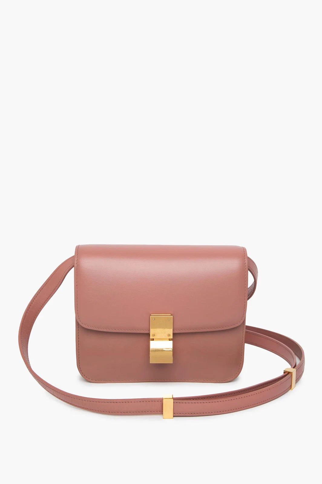 Celine — Celine Antique Rose Calfskin Teen Classic Box Bag