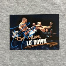 2001 Fleer WWF Wrestlemania #79 D'Lo Brown Signed IP Auto