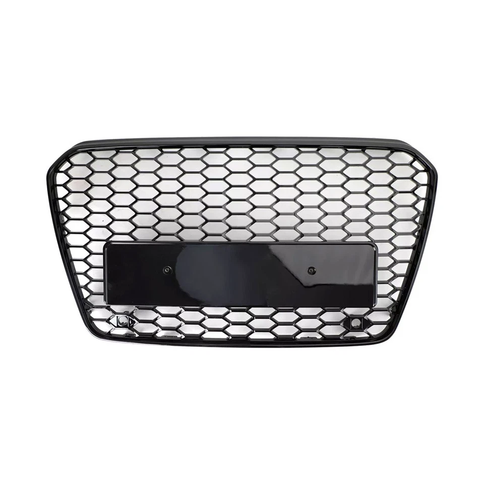 Front Bumper Grille Cover Honeycomb Grill Gloss Black For Audi A5 S5 B8.5 13-16 Foto 4 de 4
