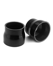  Silicone Reducer Hose, 2 Pack 3" to 3.5" (76-89mm) ID Straight Reducer Hose 
