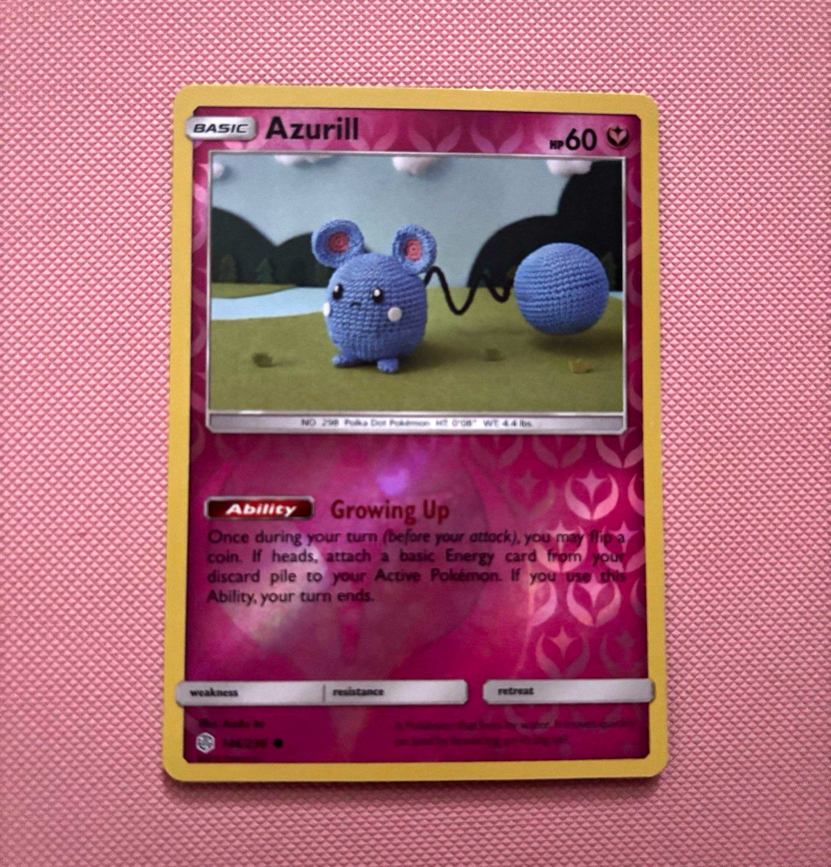 Azurill 146/236 cosmic eclipse reverse holo