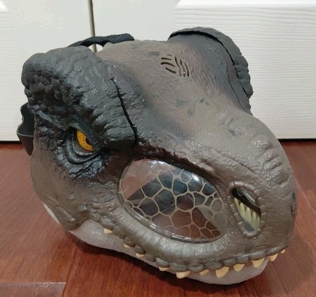 Jurassic World Mask Chomp N Roar Tyrannosaurus Rex Dominion Mattel Dinosaur Head