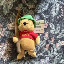 The Disney Store-Mini Bean Bag Fishing Pooh