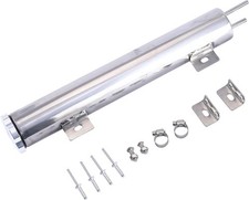Coolant Over Flow Puke Tank Can 2 X 13 Inch Polished Stainless Steel-2'' X 15''