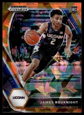 2021-22 Panini Prizm Draft Picks Prizms Orange Ice James Bouknight #12 20553