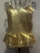 Gold Sequined Cami