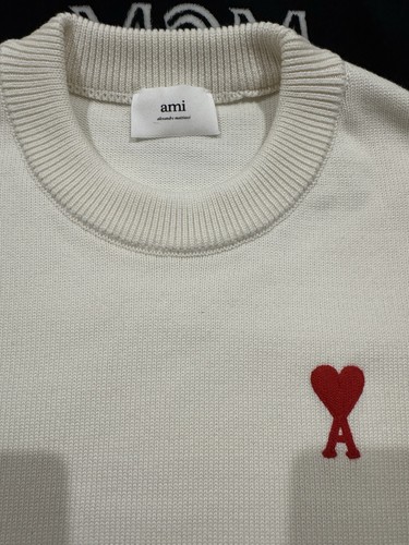 Ami Paris men sweater knit wear wool - Picture 2 of 5