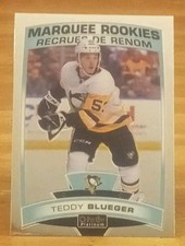 2019-20 OPC Platinum RC Teddy Bluegar Pittsburgh Penguins 
