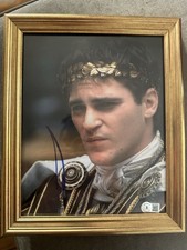 JOAQUIN PHOENIX SIGNED PHOTO 8X10 GLADIATOR AUTOGRAPH COMMODUS RARE BECKETT COA