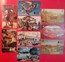 9 telephone cards BRAZIL South America from the series Museus NEW unused A25