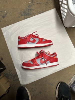 Size 14 - Nike Dunk Low x OFF-WHITE University Red 2019