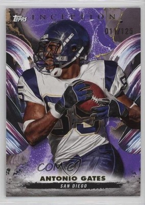 2024 Topps Inception Purple 11/125 Antonio Gates #138 HOF 3hd