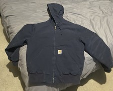 Image of Carhartt og active jacket dark navy. Small