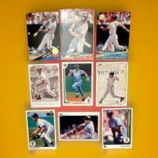 George Brett HOF 9-Card Collection - Leaf, Ultra, Upper Deck - SP Inserts
