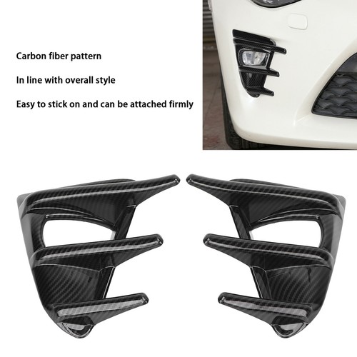 2pcs Front Fog Light Lamp Cover Trim Car Exterior Decoration Part For 86 GT86 - Picture 6 of 22
