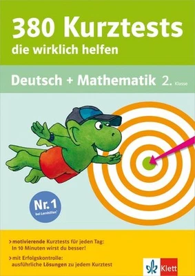 Klett 380 Kurztests, die wirklich helfen: Deutsch und Mathematik 2. Klasse - Bild 1 von 4