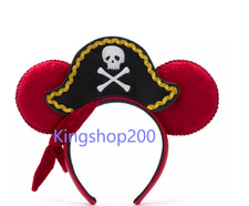 Authentic 2025 New Disney 2025 Pirates of The Caribbean Minnie Ears Headband